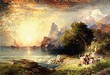 Thomas Moran Ulysses and the Sirens painting